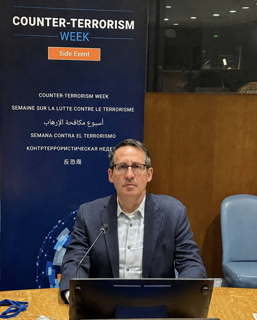 Gary Weinstein at United Nations 2026 Counter-Terrorism Week, UN Headquarters, New York
